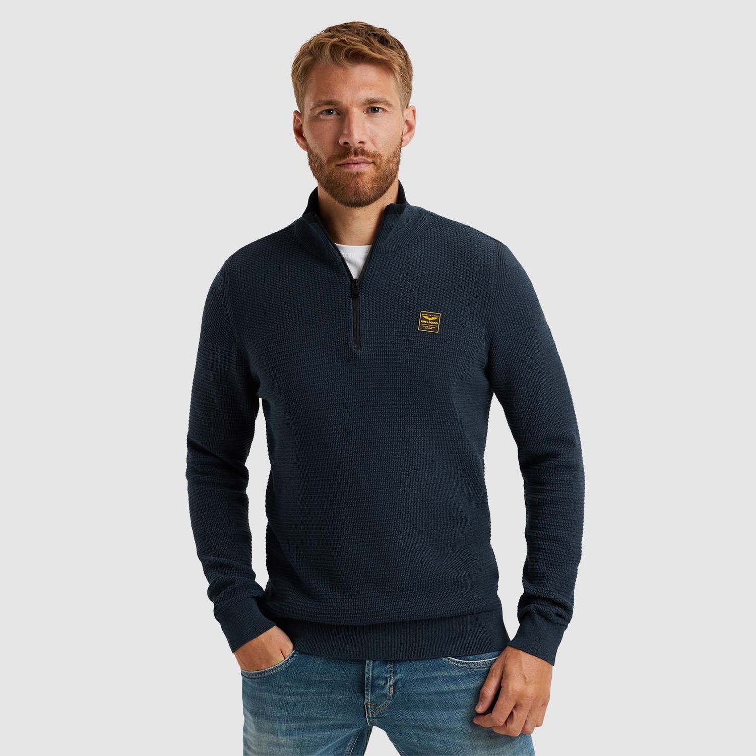 PME Legend | Trui met halve rits PKW2410301-5281