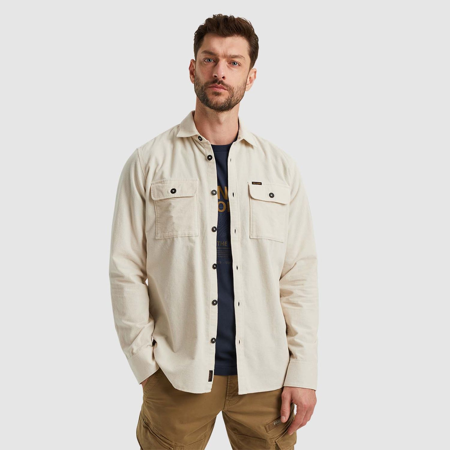 PME Legend | Overhemd van corduroy PSI2410206-7011