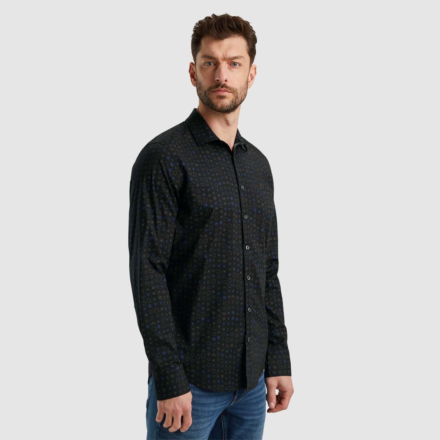 PME Legend | Overhemd van poplin katoen PSI2410204-9139