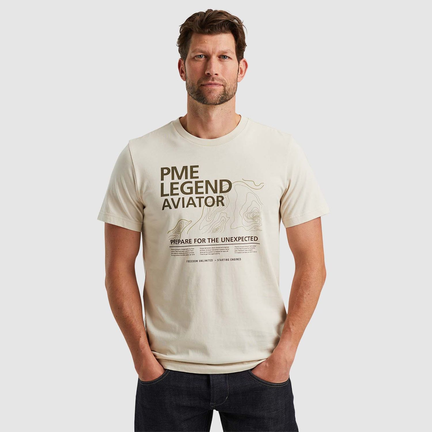 PME Legend | T-shirt met artwork PTSS2410523-7011