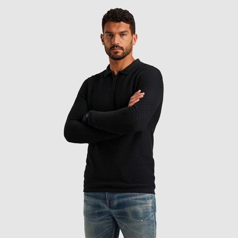 Cast Iron | Polo met lange mouwen CPS2409822-9067