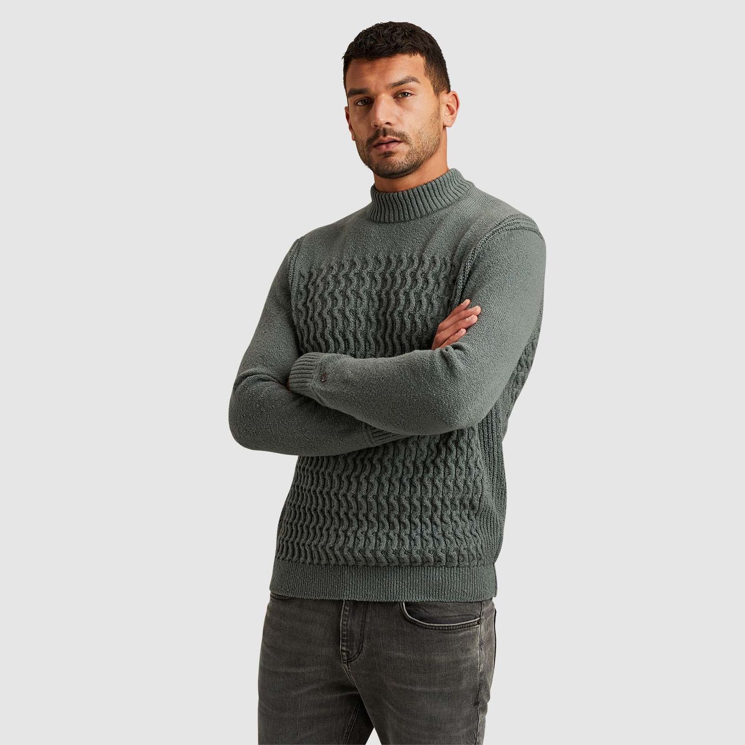Cast Iron | Trui van katoenen bouclé CKW2409332-6026