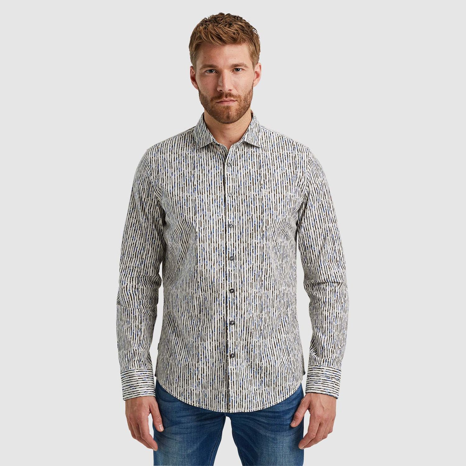 PME Legend | Overhemd met allover print PSI2411232-7011