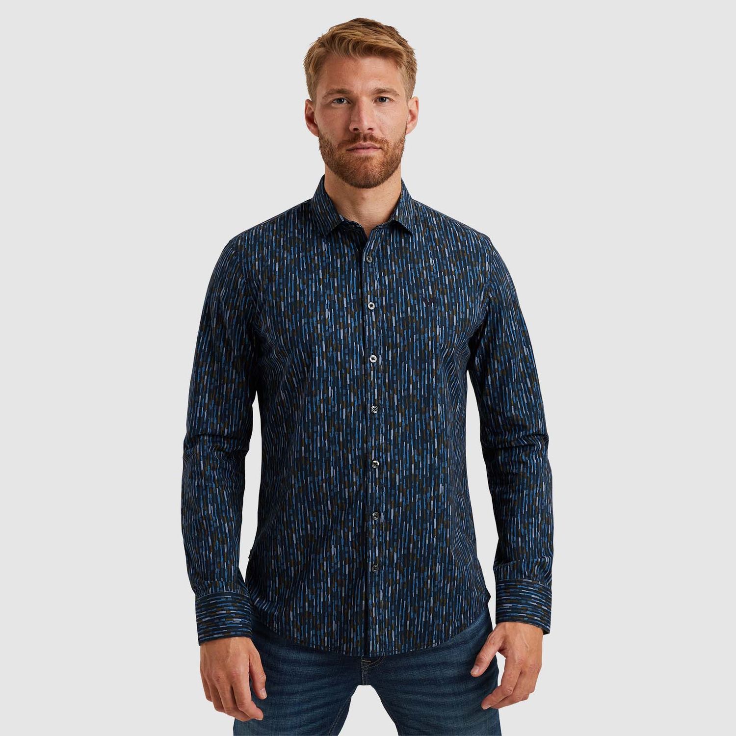 PME Legend | Overhemd met allover print PSI2411232-5281