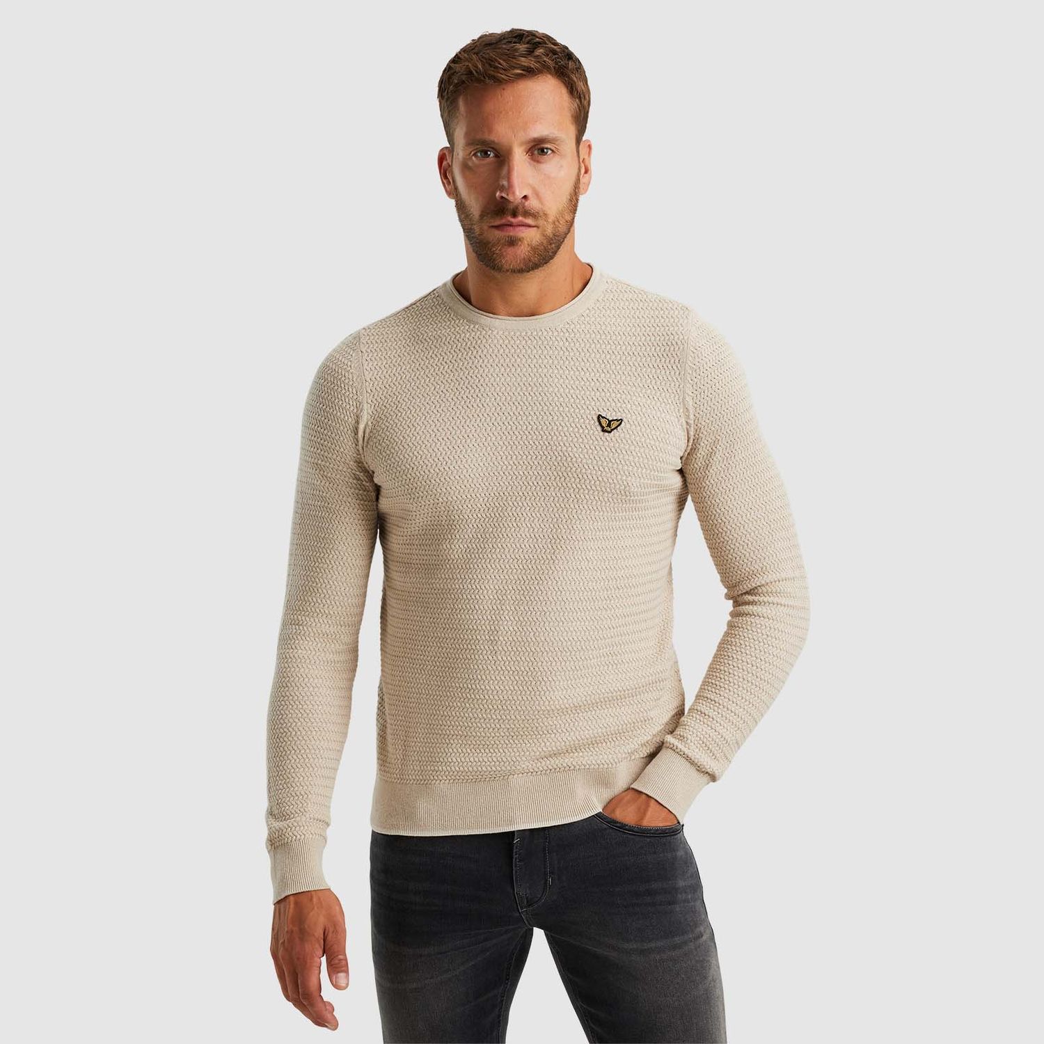 PME Legend | Trui van katoen mouliné PKW2411330-7011