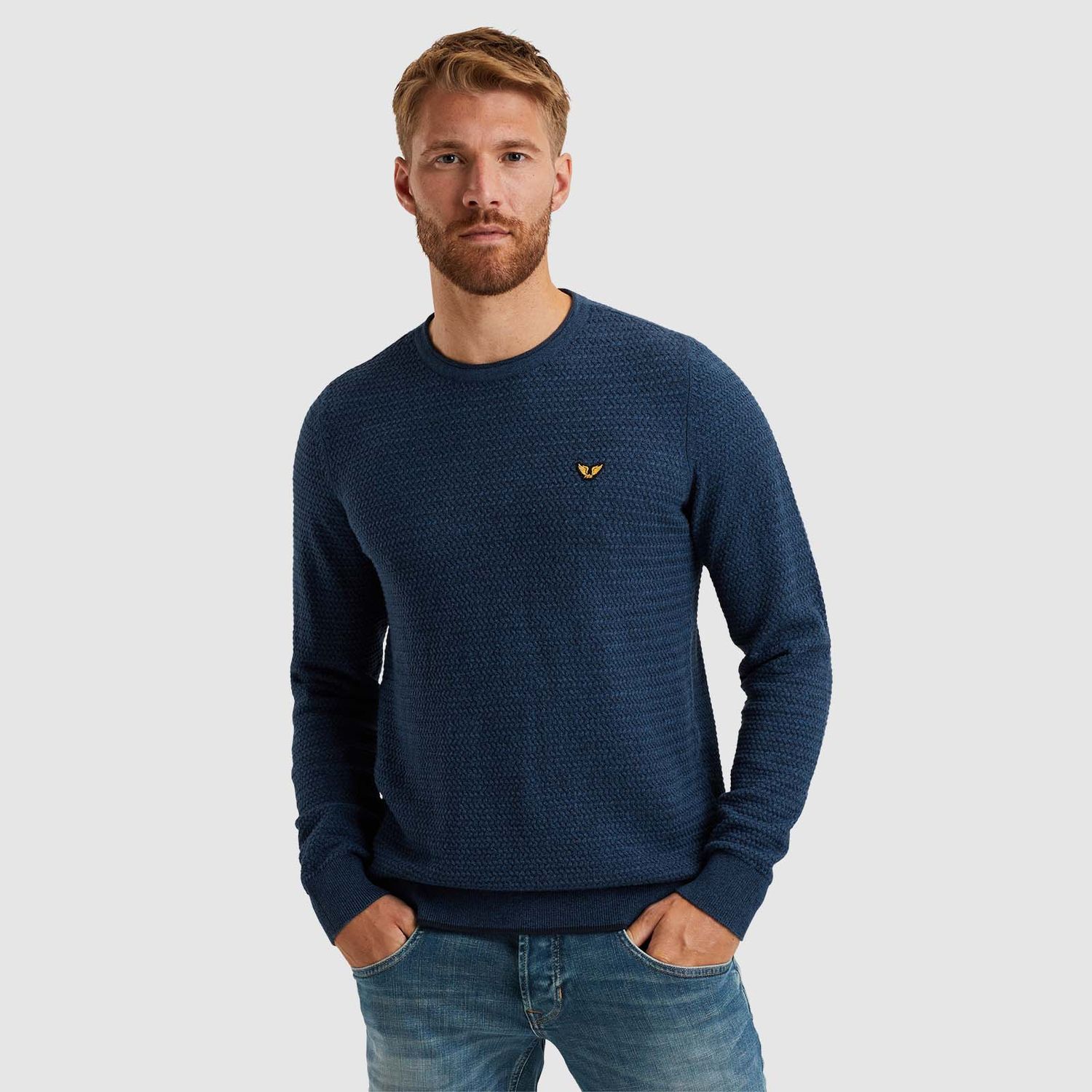 PME Legend | Trui van katoen mouliné PKW2411330-5054