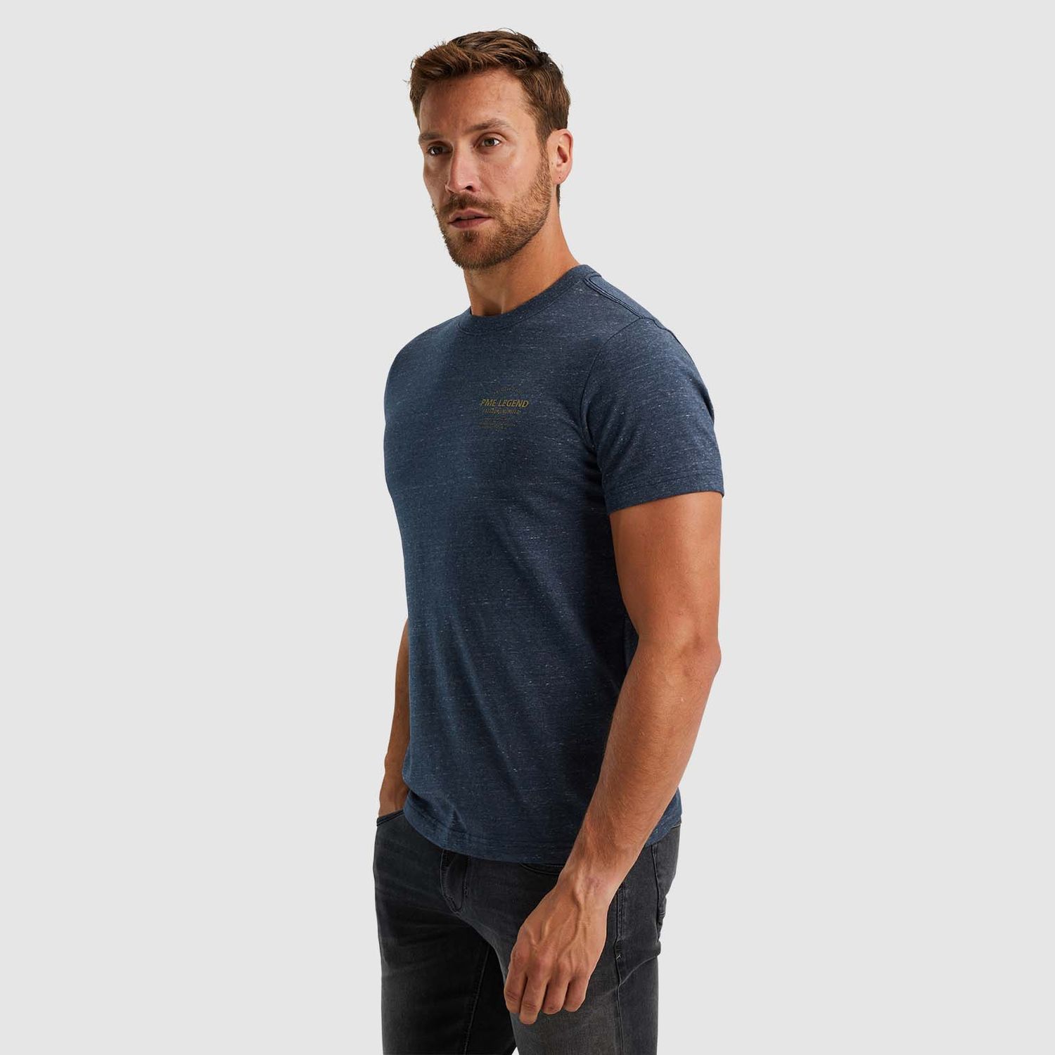 PME Legend | T-shirt met klein artwork PTSS2411532-5281