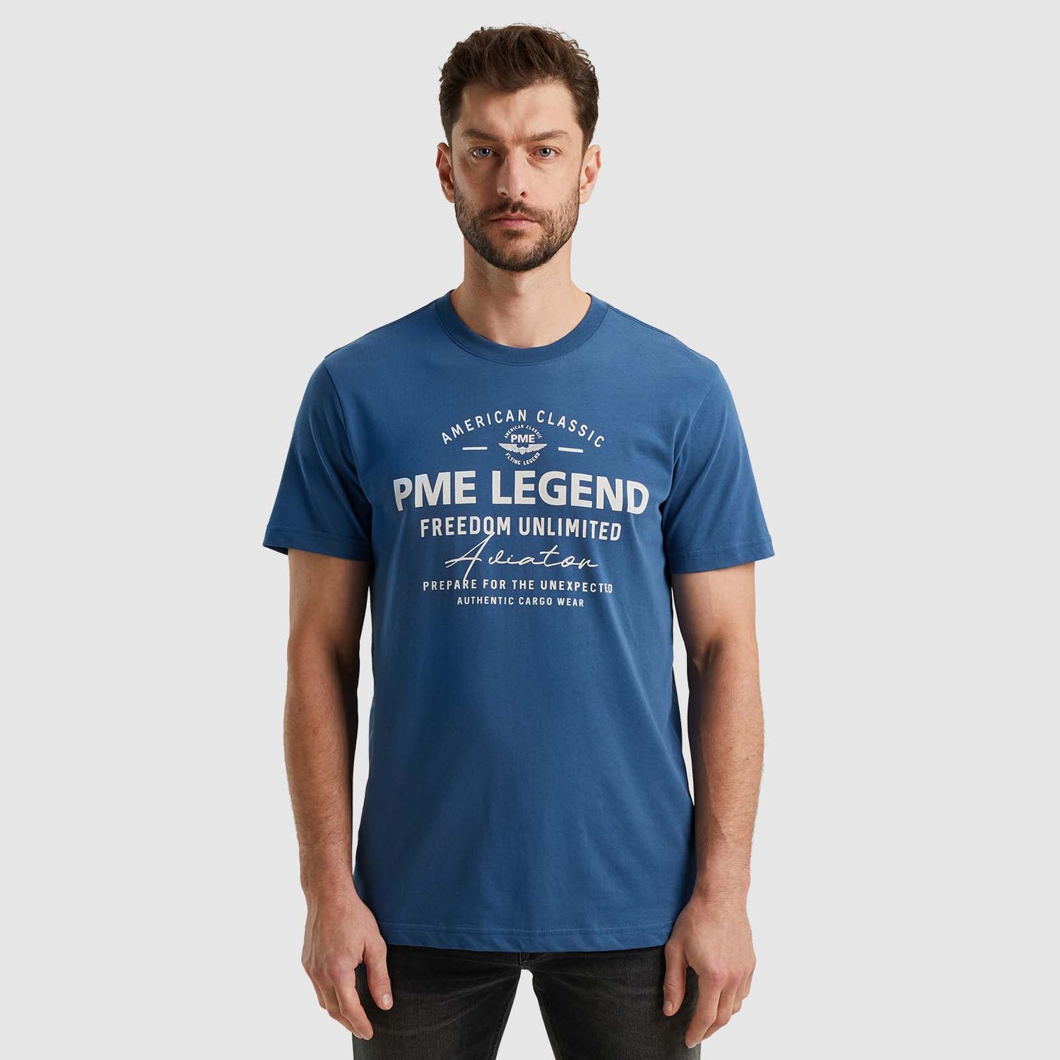 PME Legend } T-shirt met artwork PTSS2411531-5054