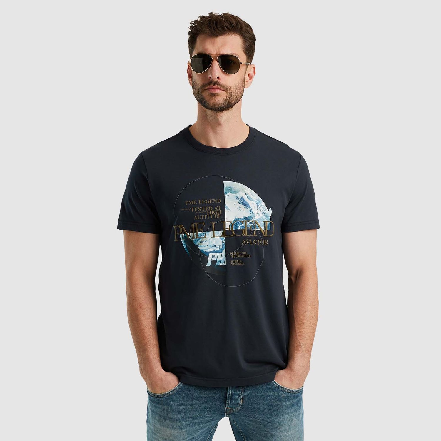 PME Legend | T-shirt met artwork PTSS2411533-5281