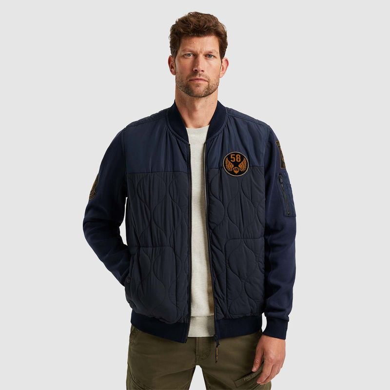 PME Legend | Hybrid jacket van een materiaalmix PSW2411485-5281