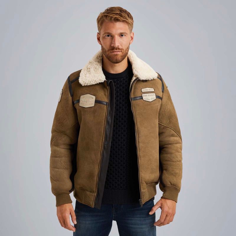 PME Legend | Stinmen leren jas PLJ2409713-8225