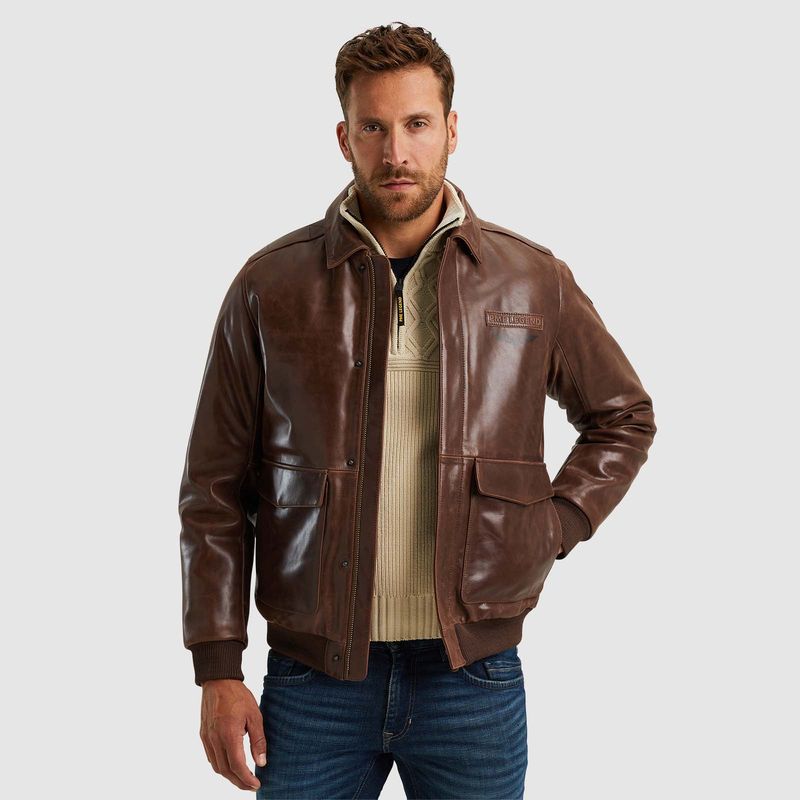 PME Legend | Eagle Eye leren jas PLJ2408710-773
