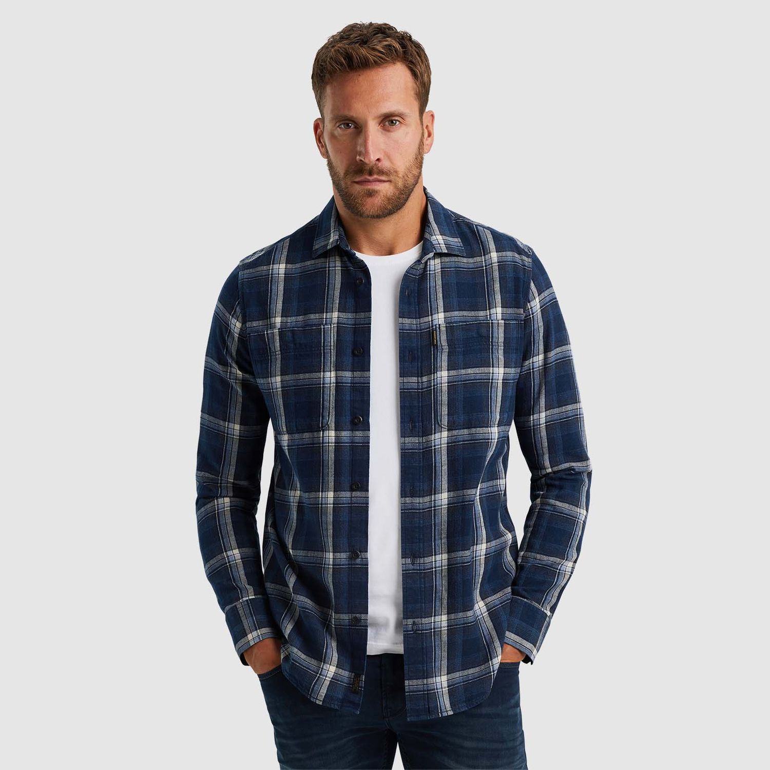 PME Legend | Overhemd met ruitpatroon PSI2411236-590