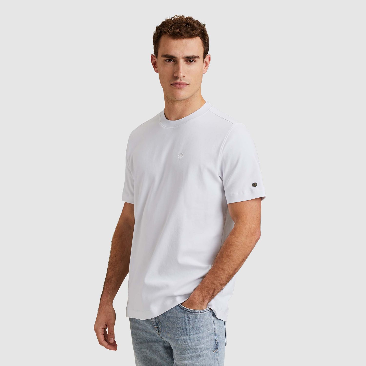 Cast Iron | T-shirt van 100% katoen CTSS2502510-7002