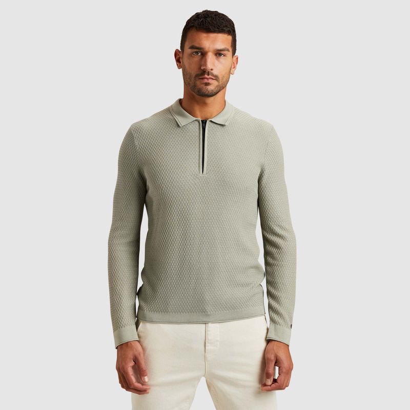 Cast Iron | Polo met lange mouwen CPS2502820-6169