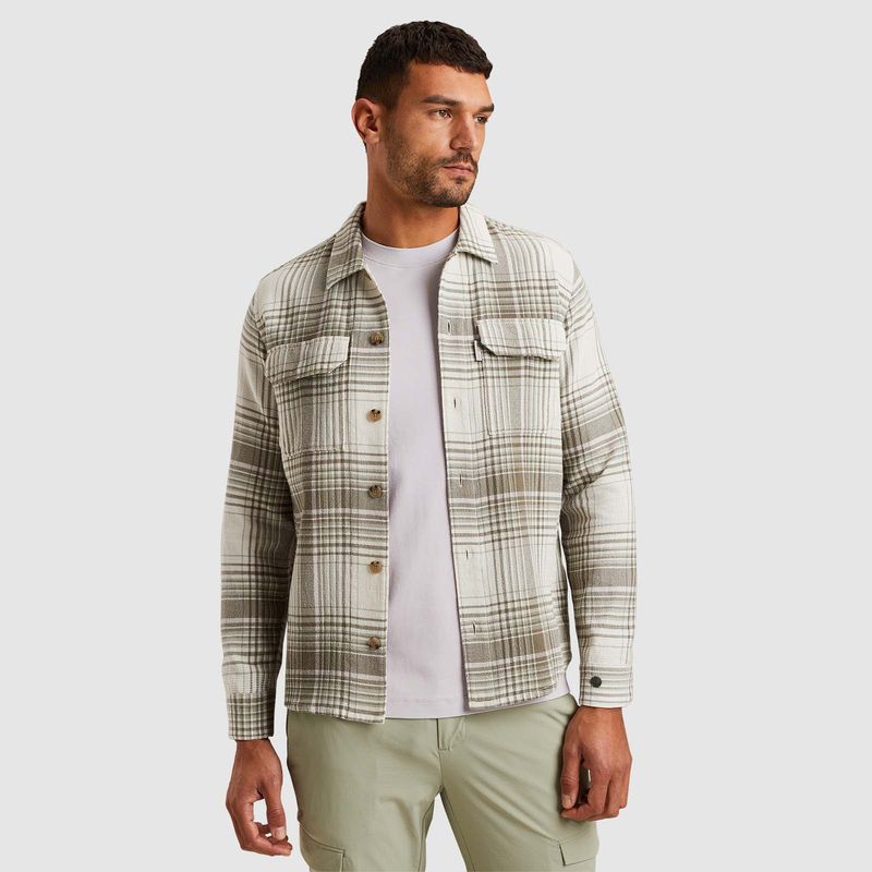 Cast Iron | Shirt jacket met ruitpatroon CSI2502210-7165