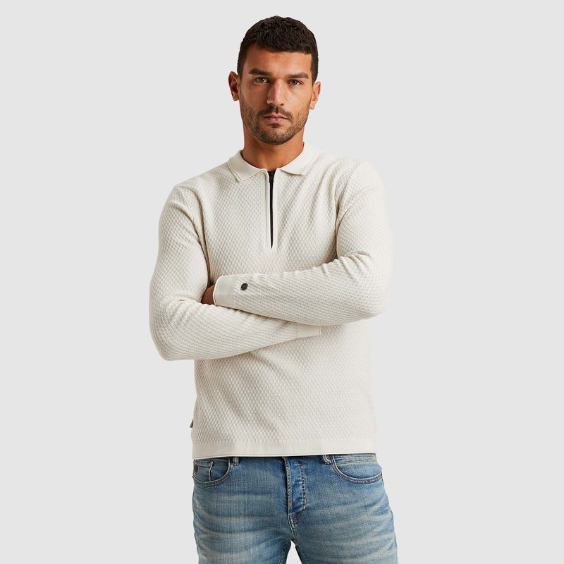 Cast Iron | Polo met lange mouwen CPS2502820-7165