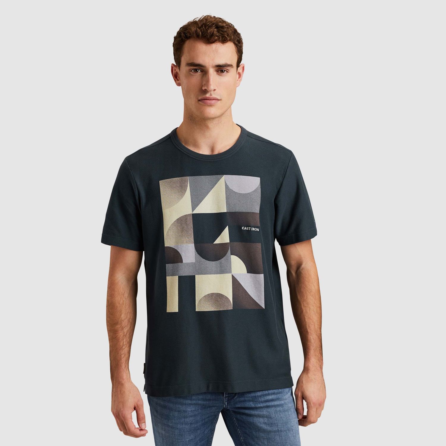 Cast Iron | T-shirt met artwork CTSS2502554-5442