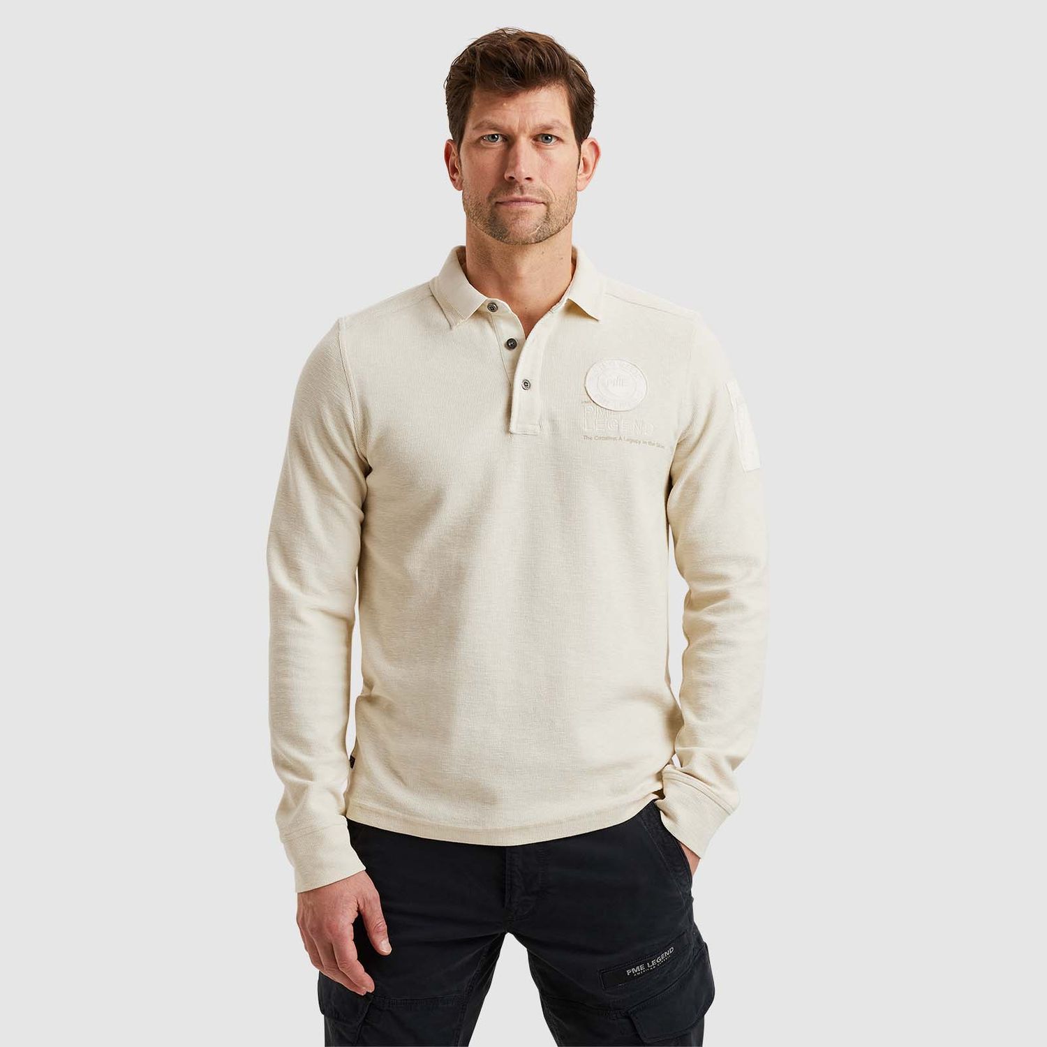 PME Legend | Polo met lange mouwen PPS2502804-7013