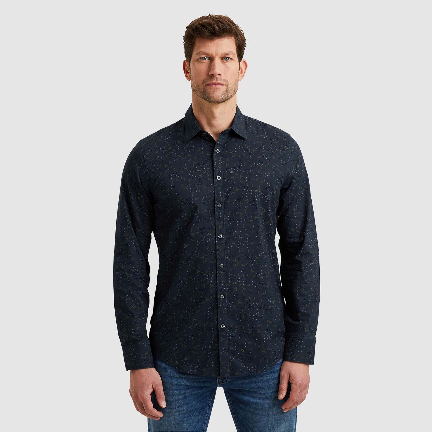 PME Legend | Overhemd met allover print PSI2502208-5281