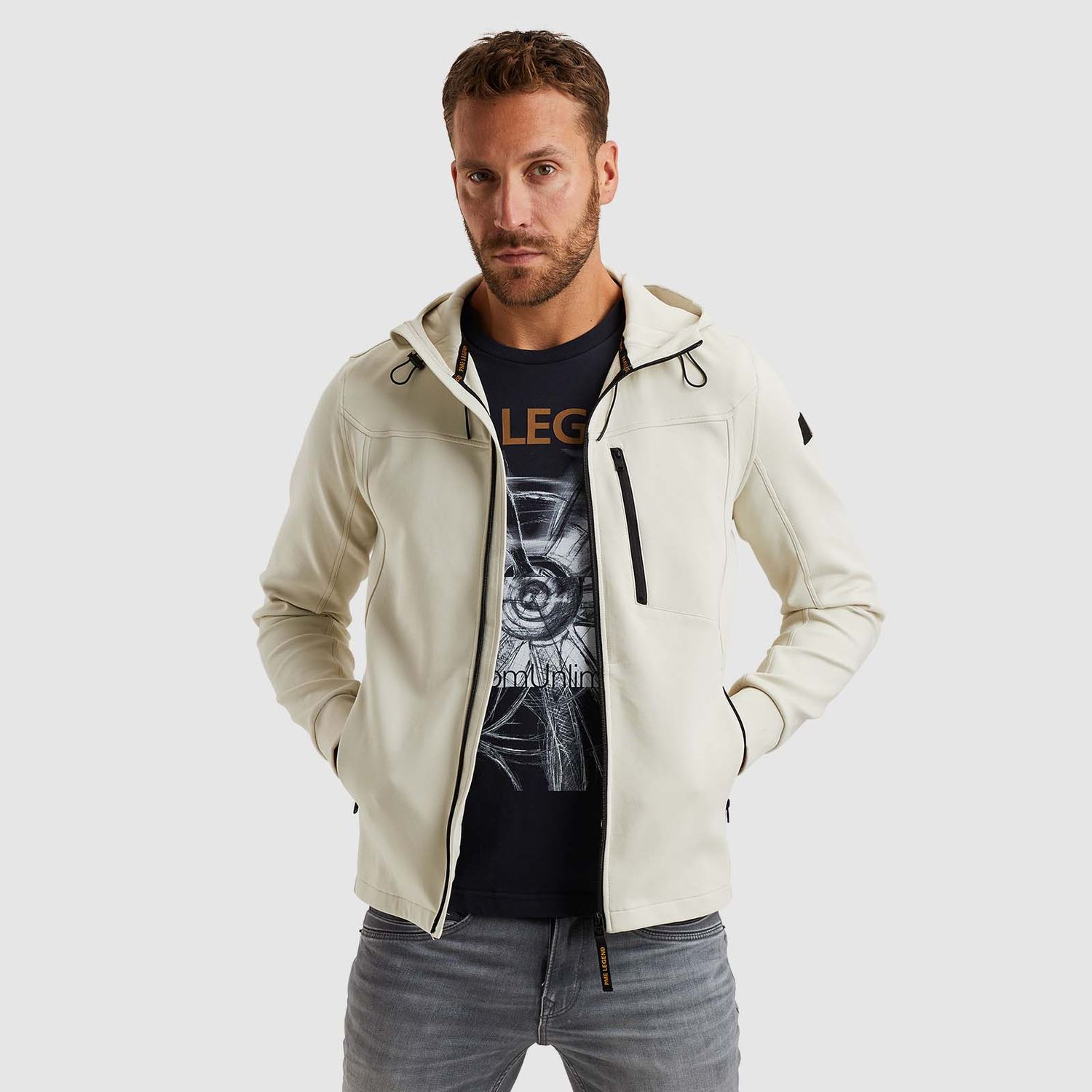PME Legend | Sweat jacket met ritssluiting PSW2502474-7013