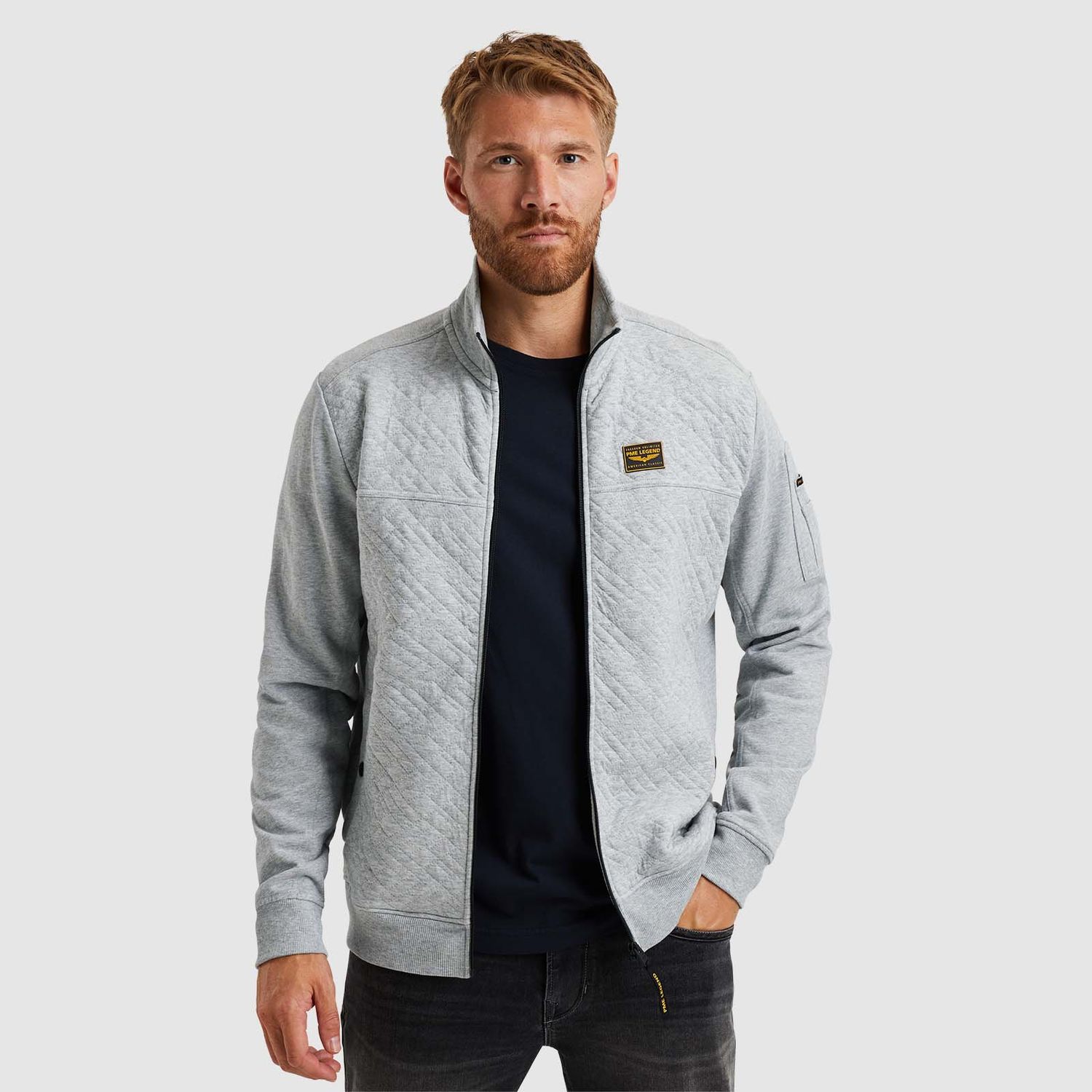 PME Legend | Sweat jacket met ritssluiting PSW2502475-921