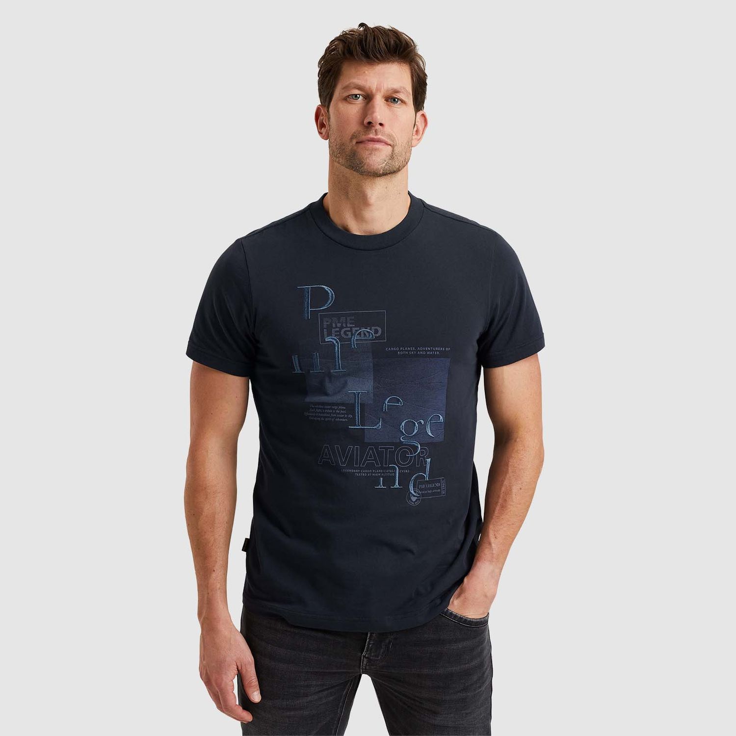 PME Legend | T-shirt met artwork PTSS2502554-5281