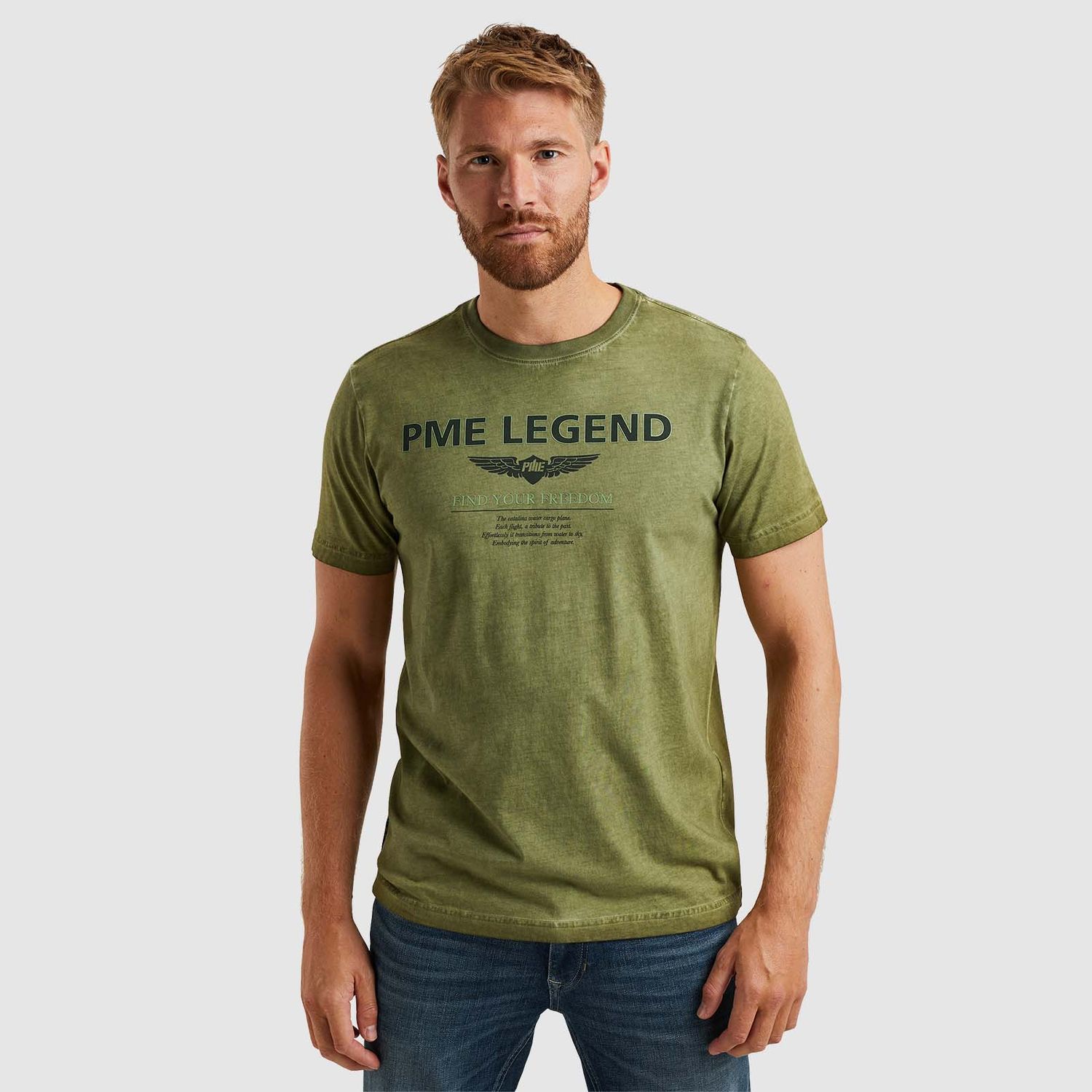 PME Legend | T-shirt met artwork PTSS2502555-6380