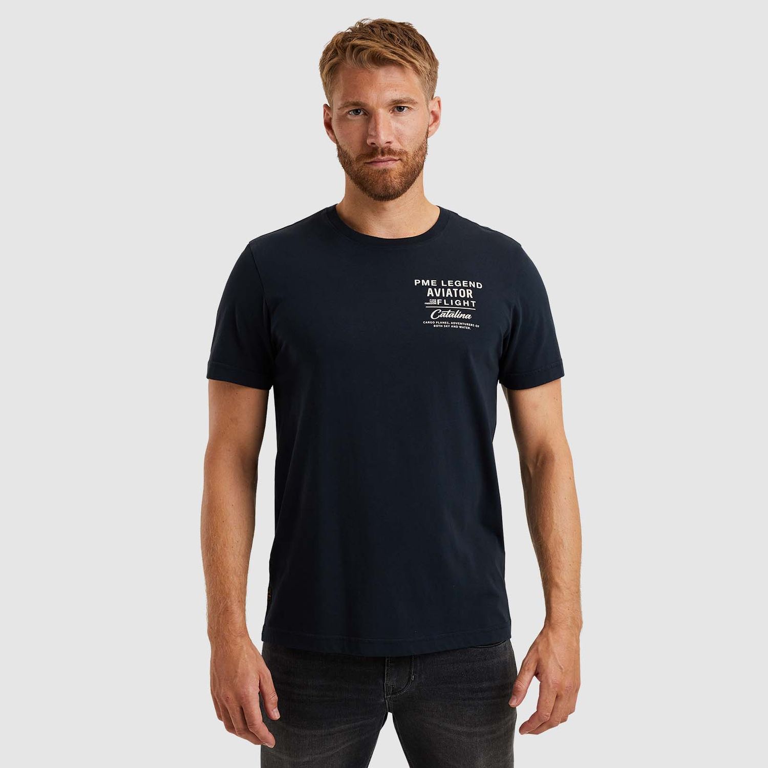 PME Legend | T-shirt met backprint PTSS2502552-5281