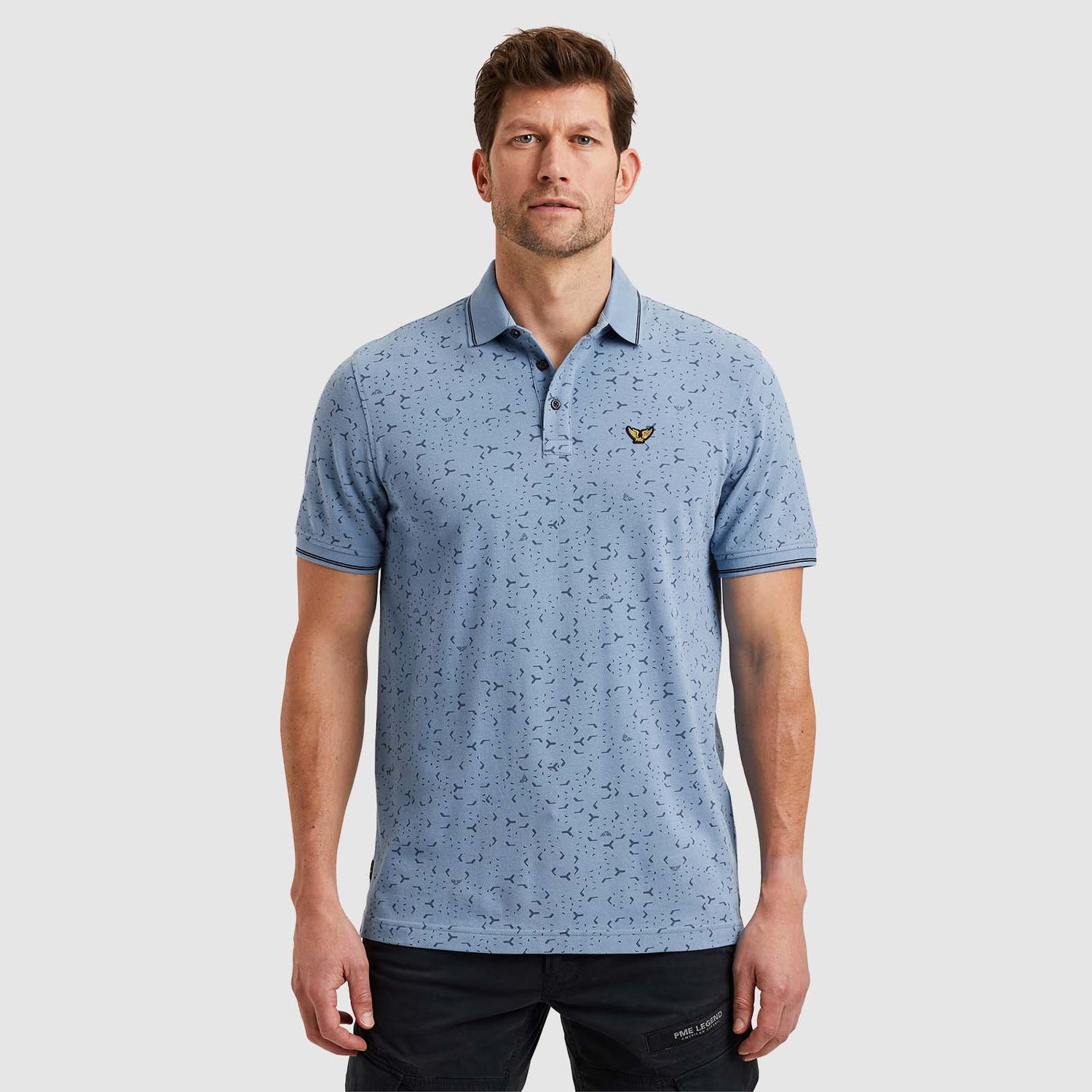 PME Legend | Polo met allover print PPSS2502852-5393