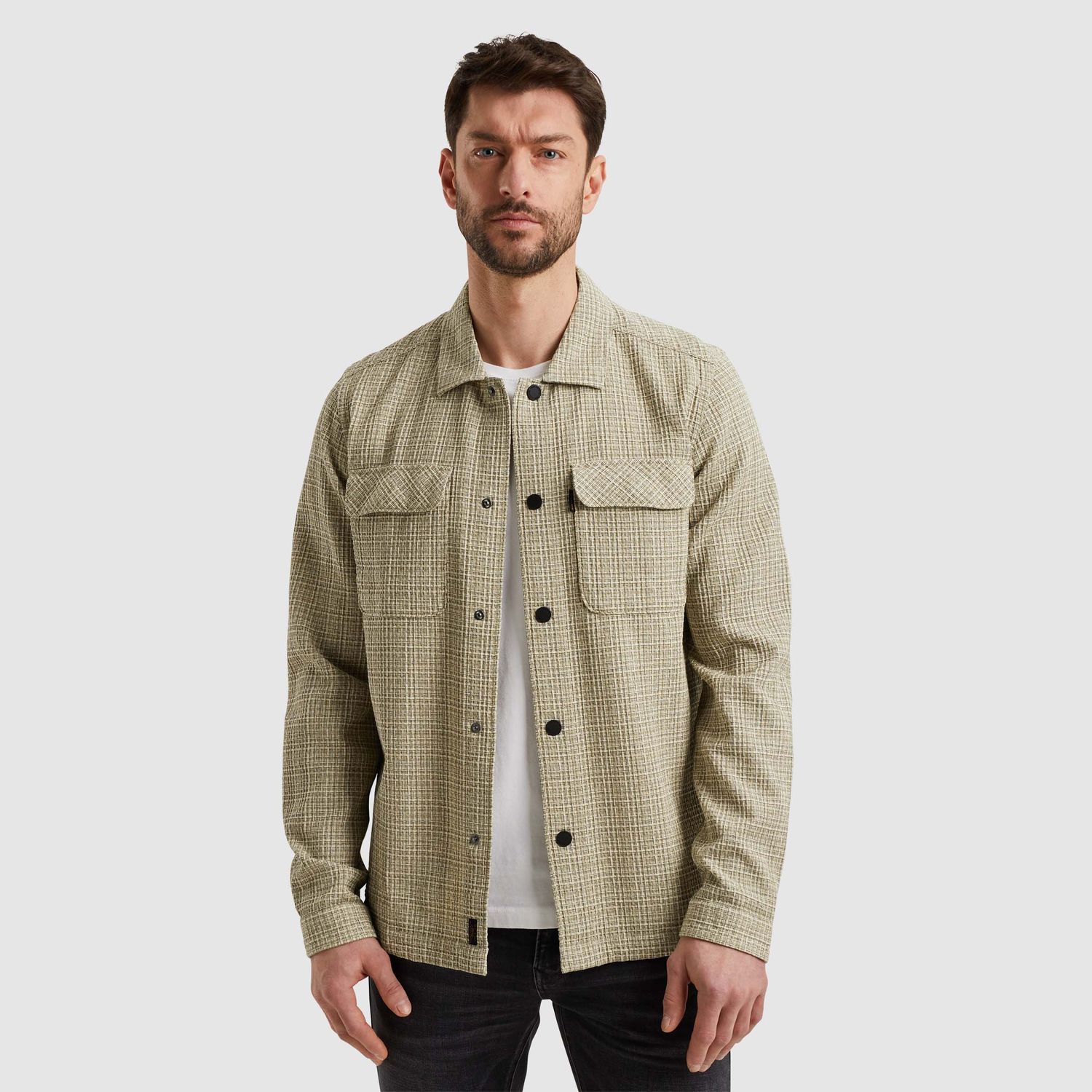 PME Legend | Shirt jacket met drukknoopsluiting PSI2502209-6380