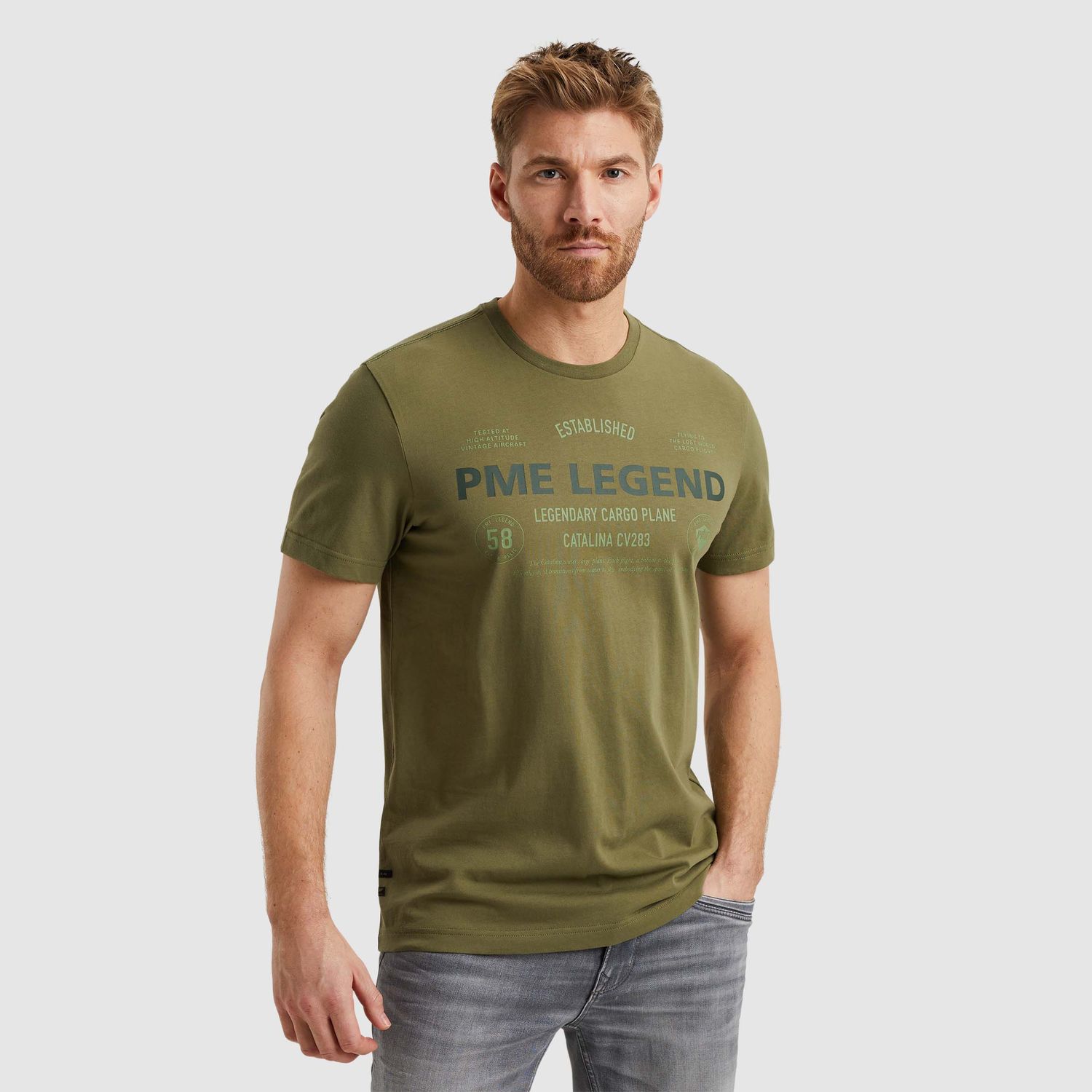 PME Legend | T-shirt met artwork PTSS2502560-6380