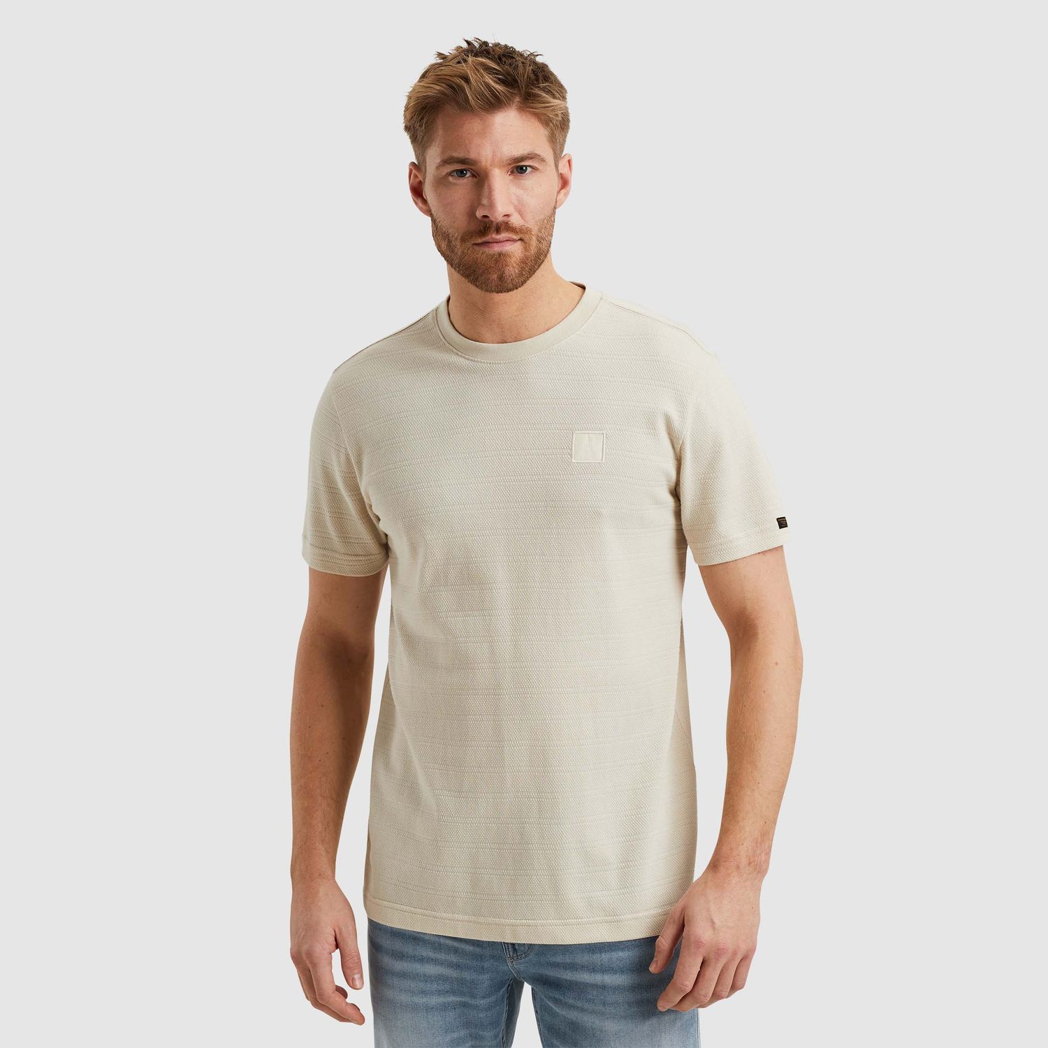 PME Legend | T-shirt met streeppatroon PTSS2502563-7013