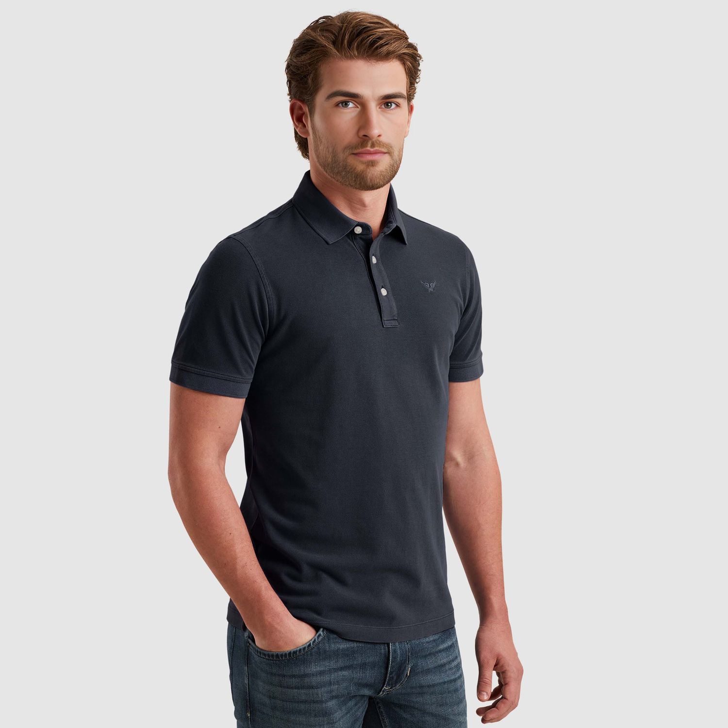 PME Legend | Polo met garment-dye wassing PPSS2502850-5281