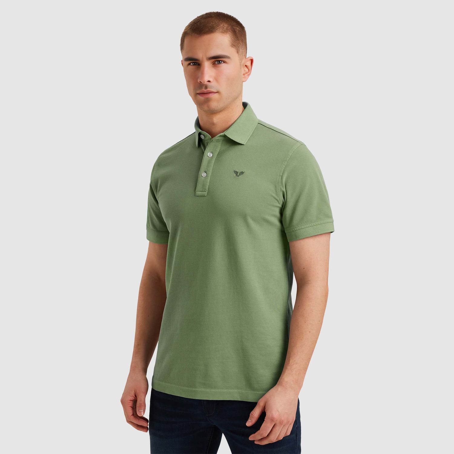 PME Legend | Polo met garment-dye wassing PPSS2502850-6380