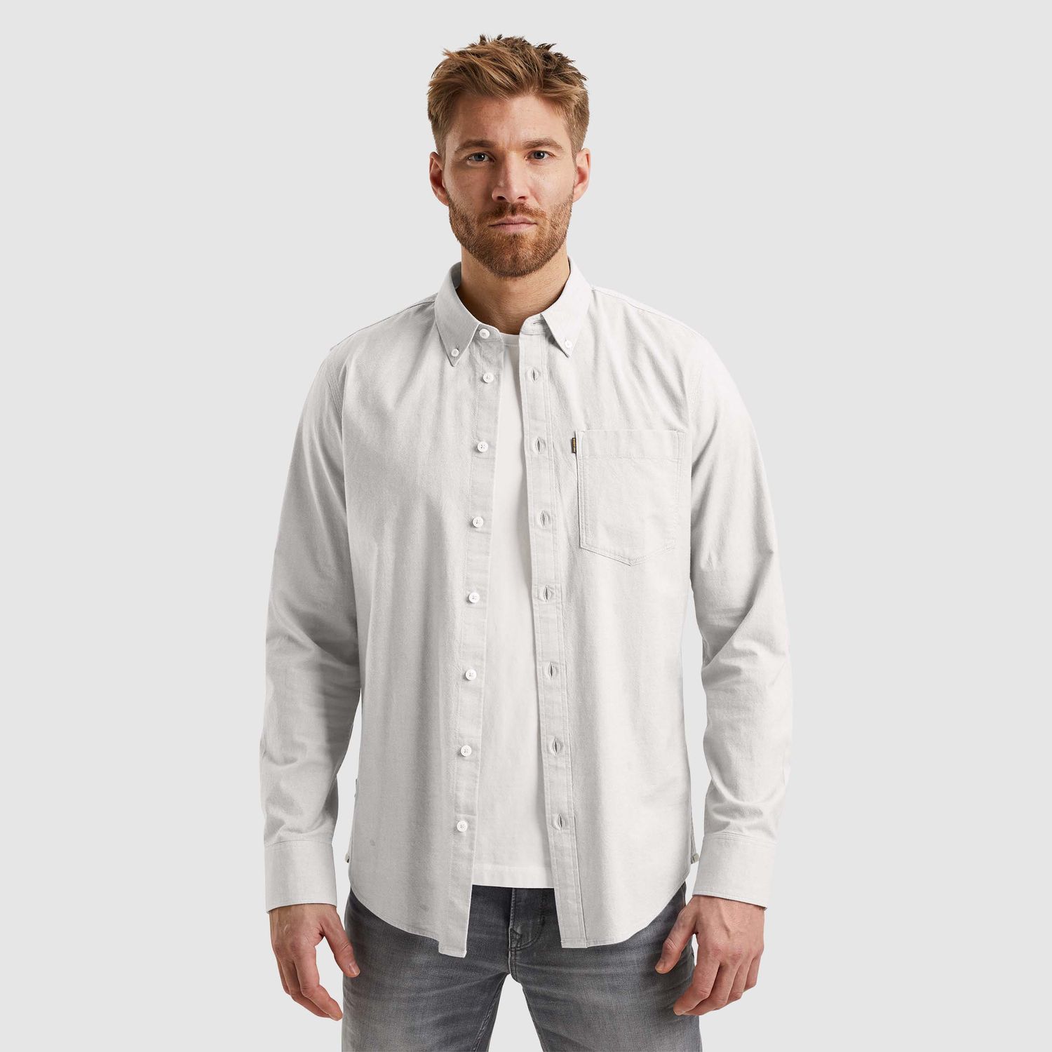 PME Legend | Oxford overhemd met button down kraag PSI2502202-7003