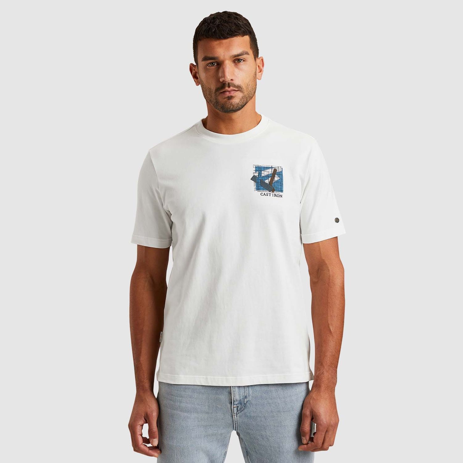 Cast Iron | T-shirt met artwork CTSS2503562-7002