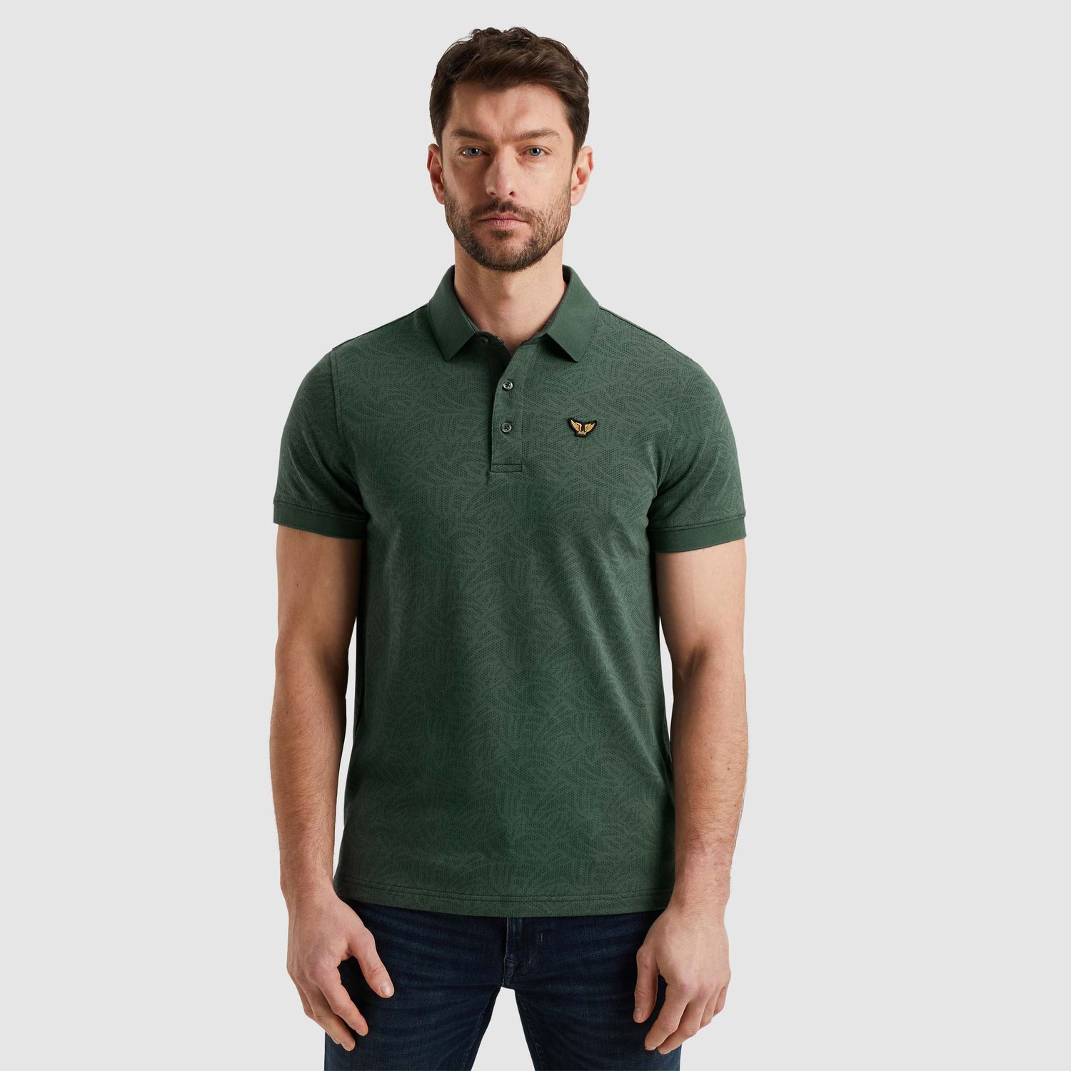 PME Legend | Polo met jacquardpatroon PPSS2503883-6147