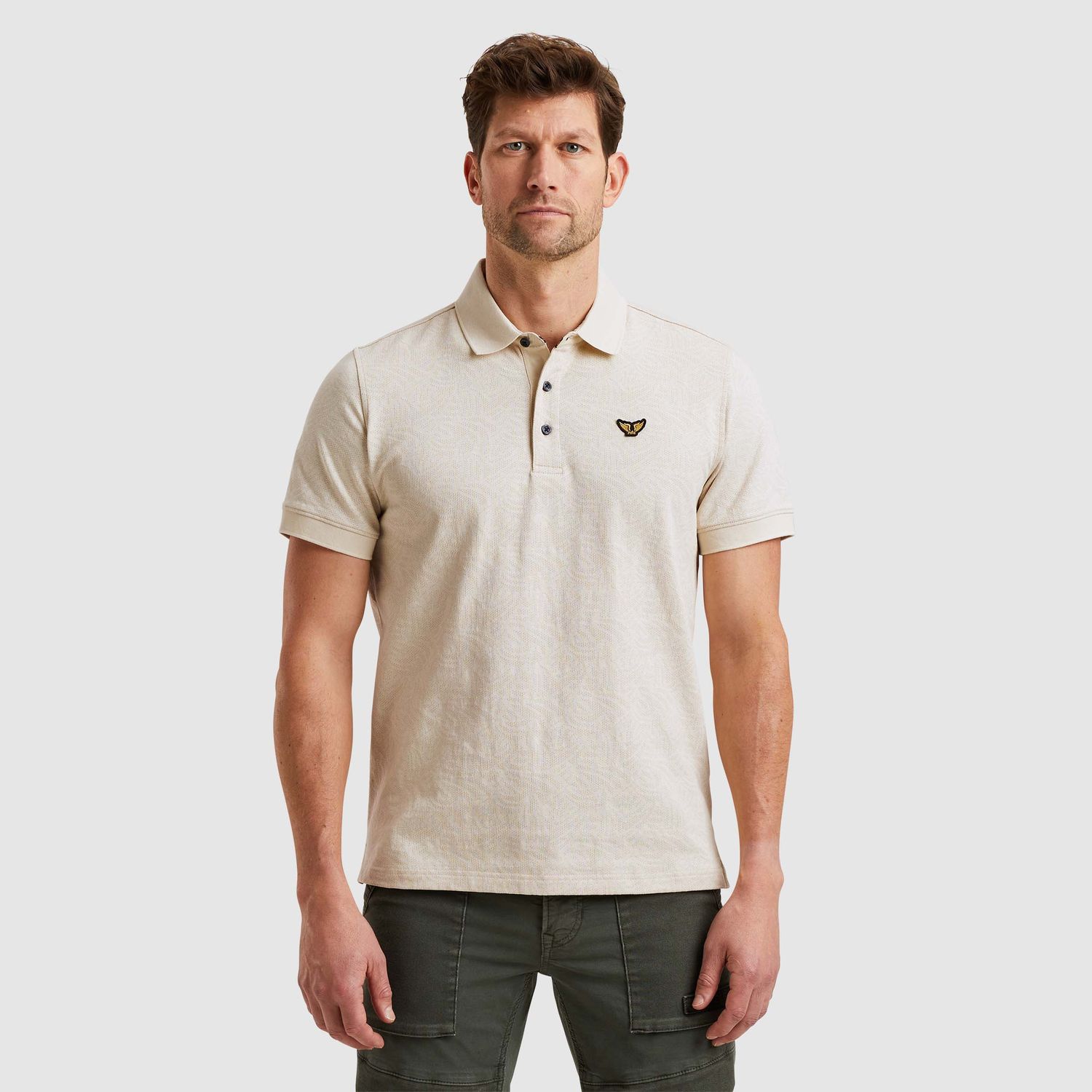 PME Legend | Polo met jacquardpatroon PPSS2503883-7013