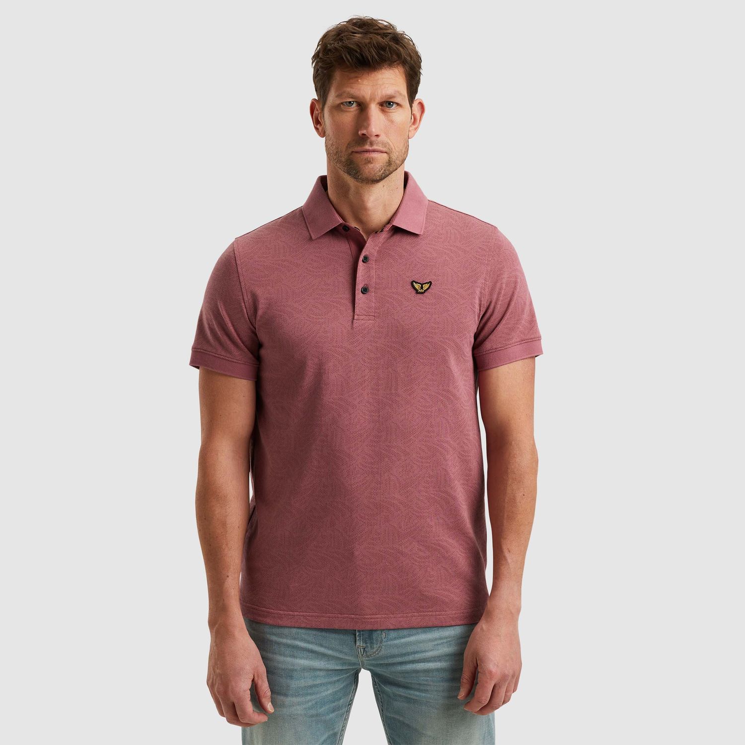 PME Legend | Polo met jacquardpatroon PPSS2503883-4021
