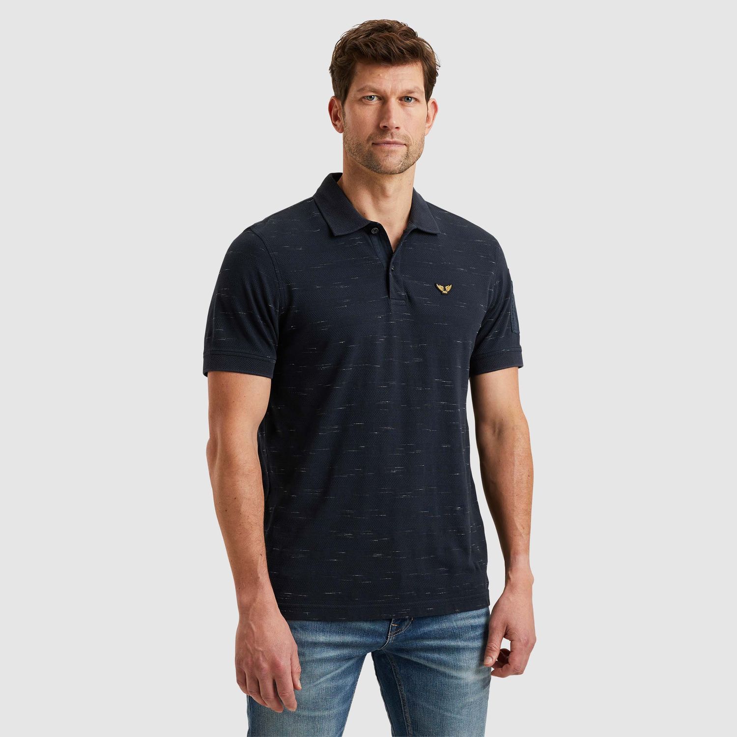PME Legend | Polo met streeppatroon PPSS2503856-5281