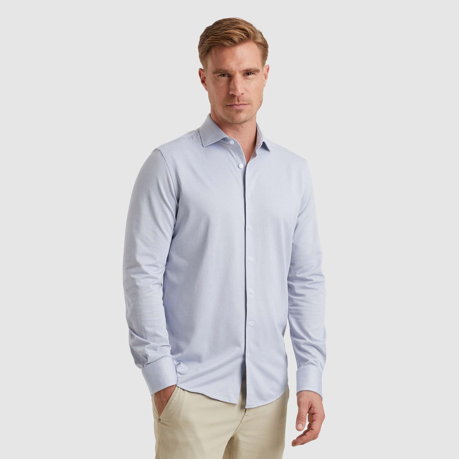 Vanguard | Oxford overhemd van jersey VSI2502213-5407