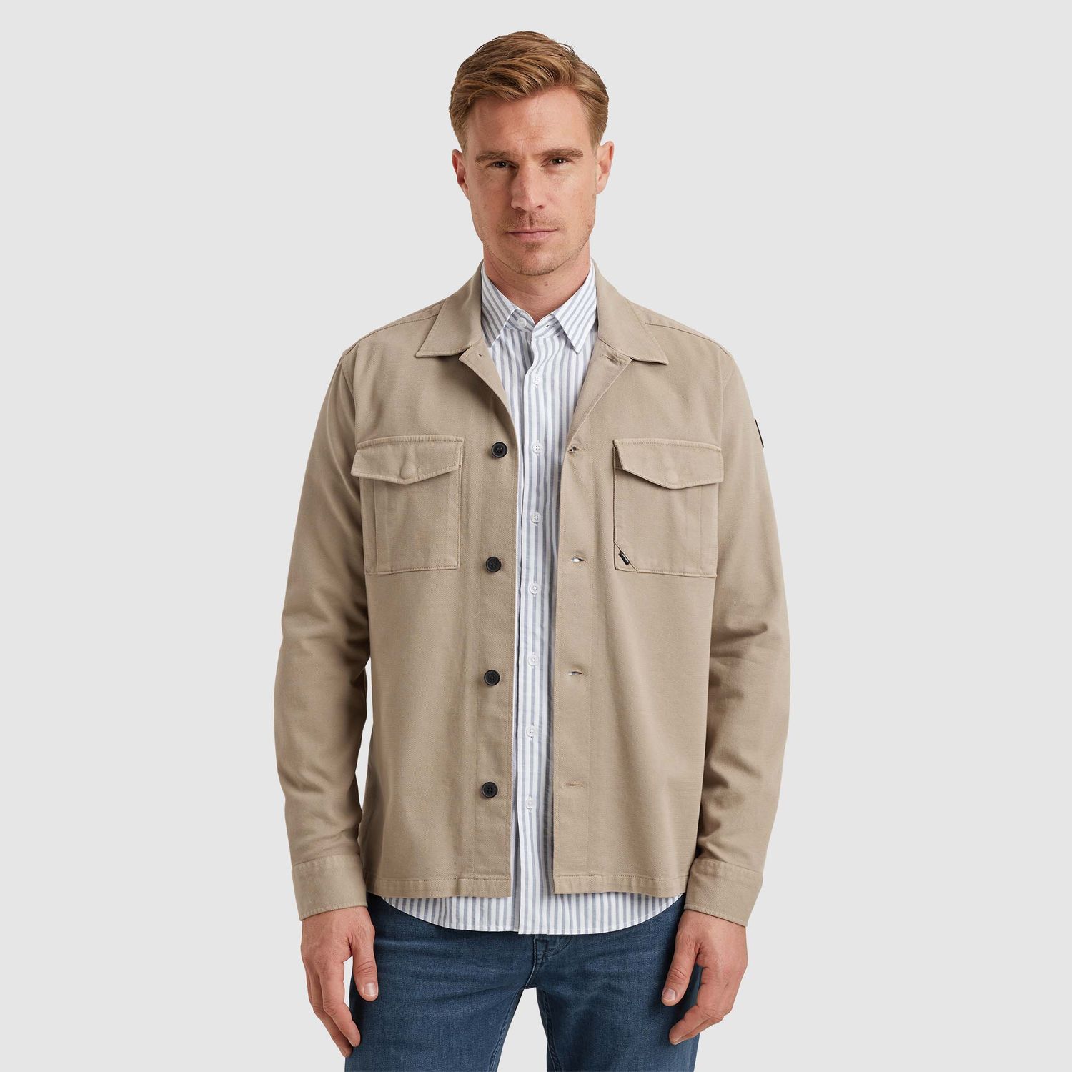 Vanguard | Shirt jacket van katoen/modal VSI2502207-8052