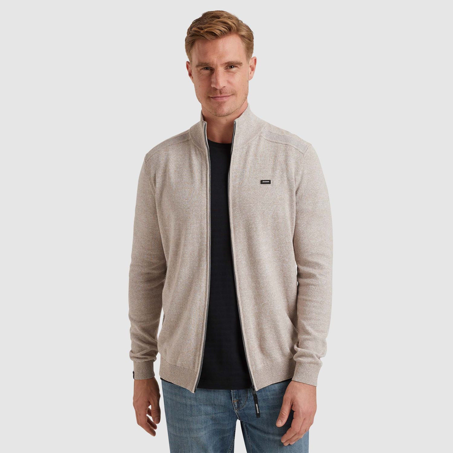 Vanguard | Vest van katoen/linnen VKC2502364-8052