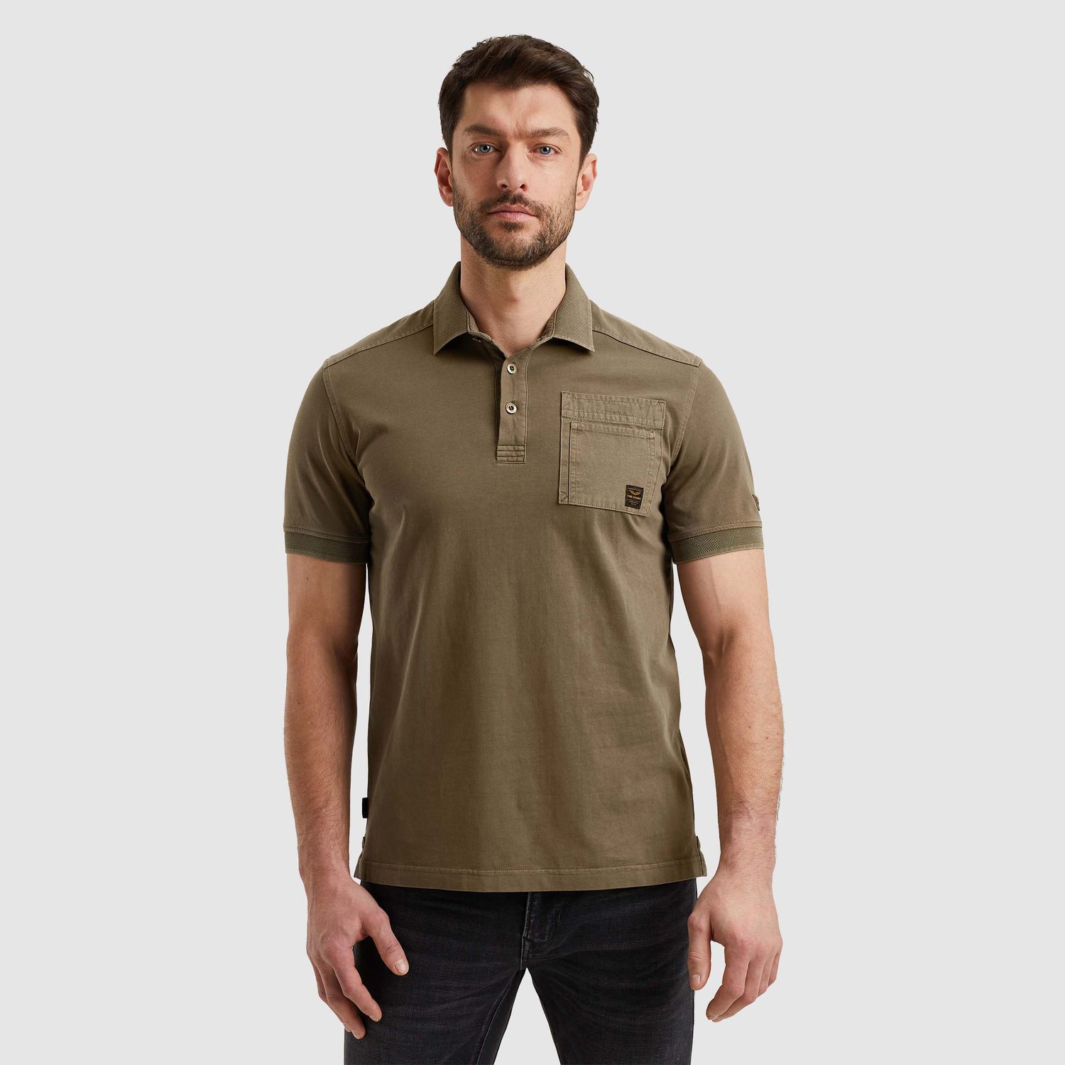 PME Legend | Polo met cargo borstzak PPSS2503861-8035