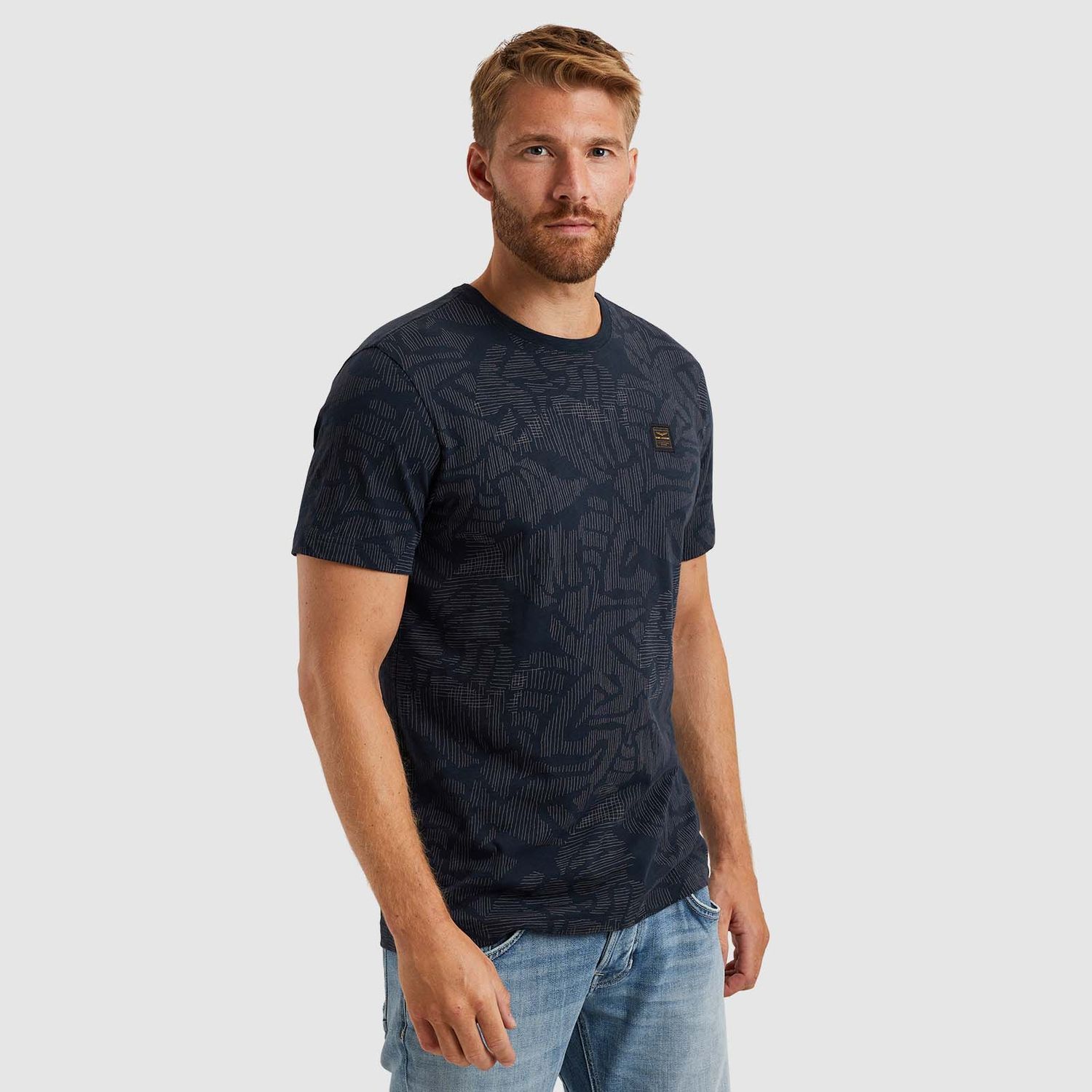 PME Legend | T-shirt met allover print PTSS2503567-5281