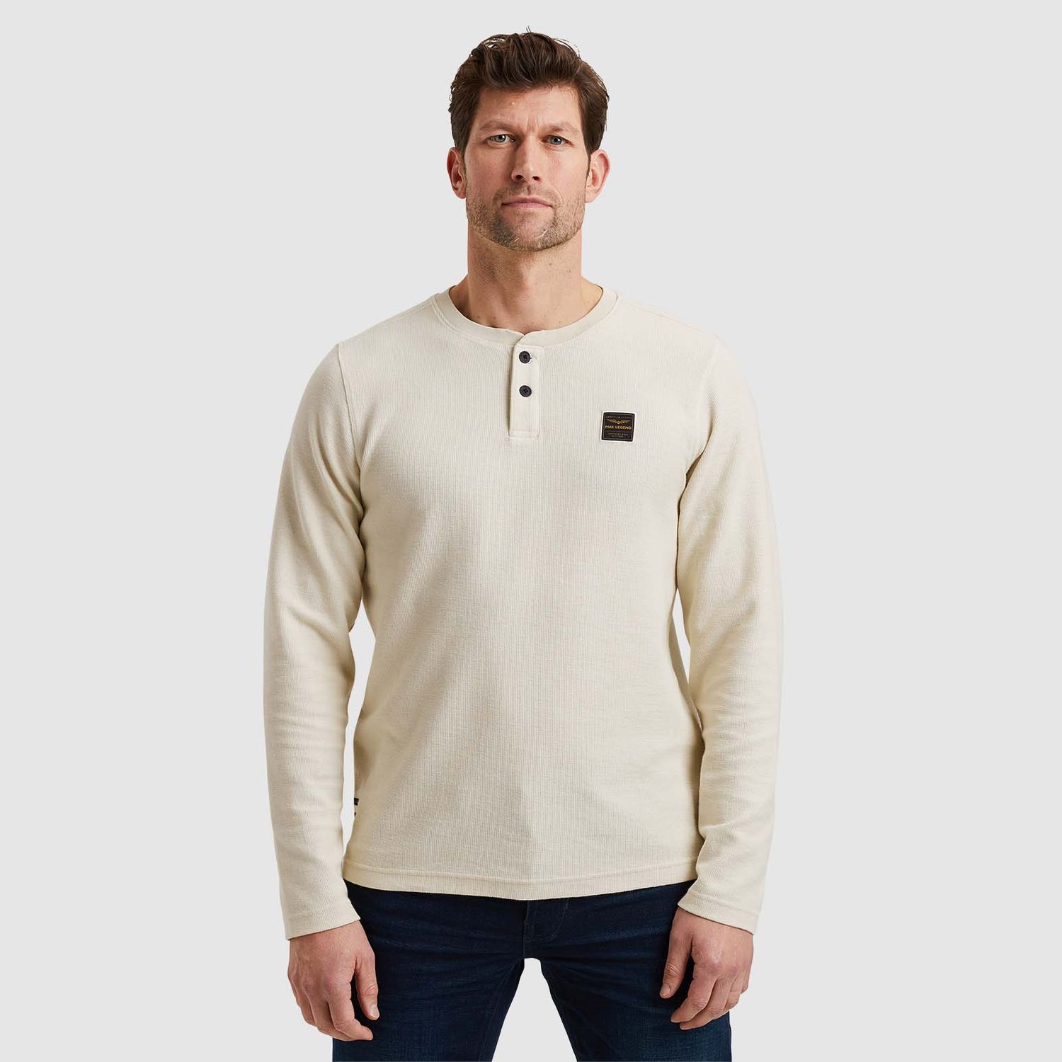 PME Legend | T-shirt met knopen PTS2502553-910