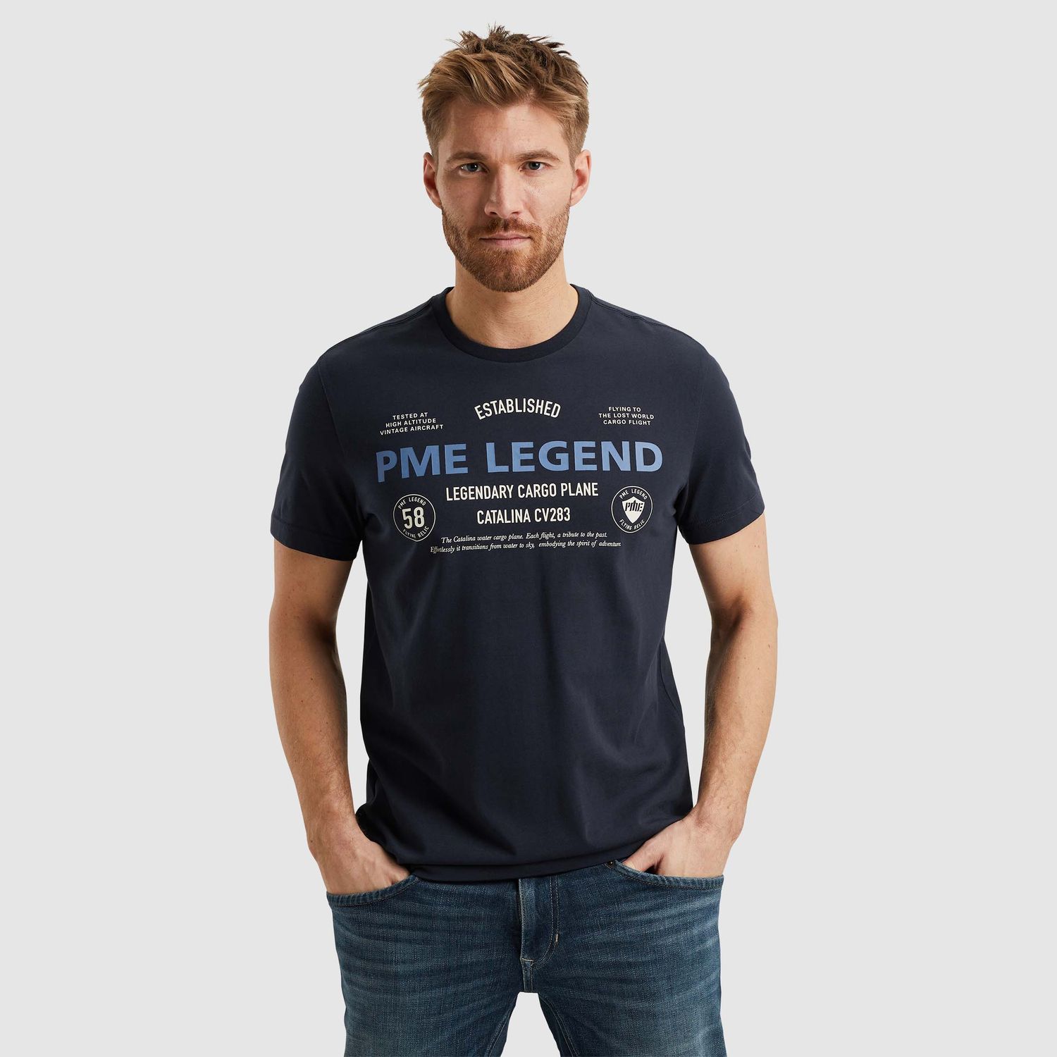 PME Legend | T-shirt met artwork PTSS2502560-5281