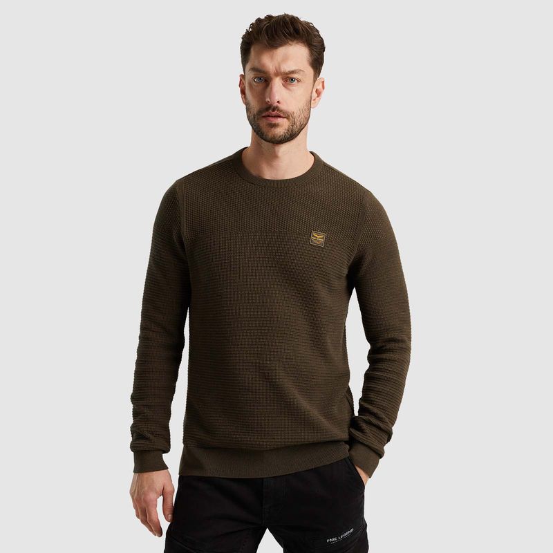 PME Legend | Crewneck collar cotton mouline PKW2411300-8035