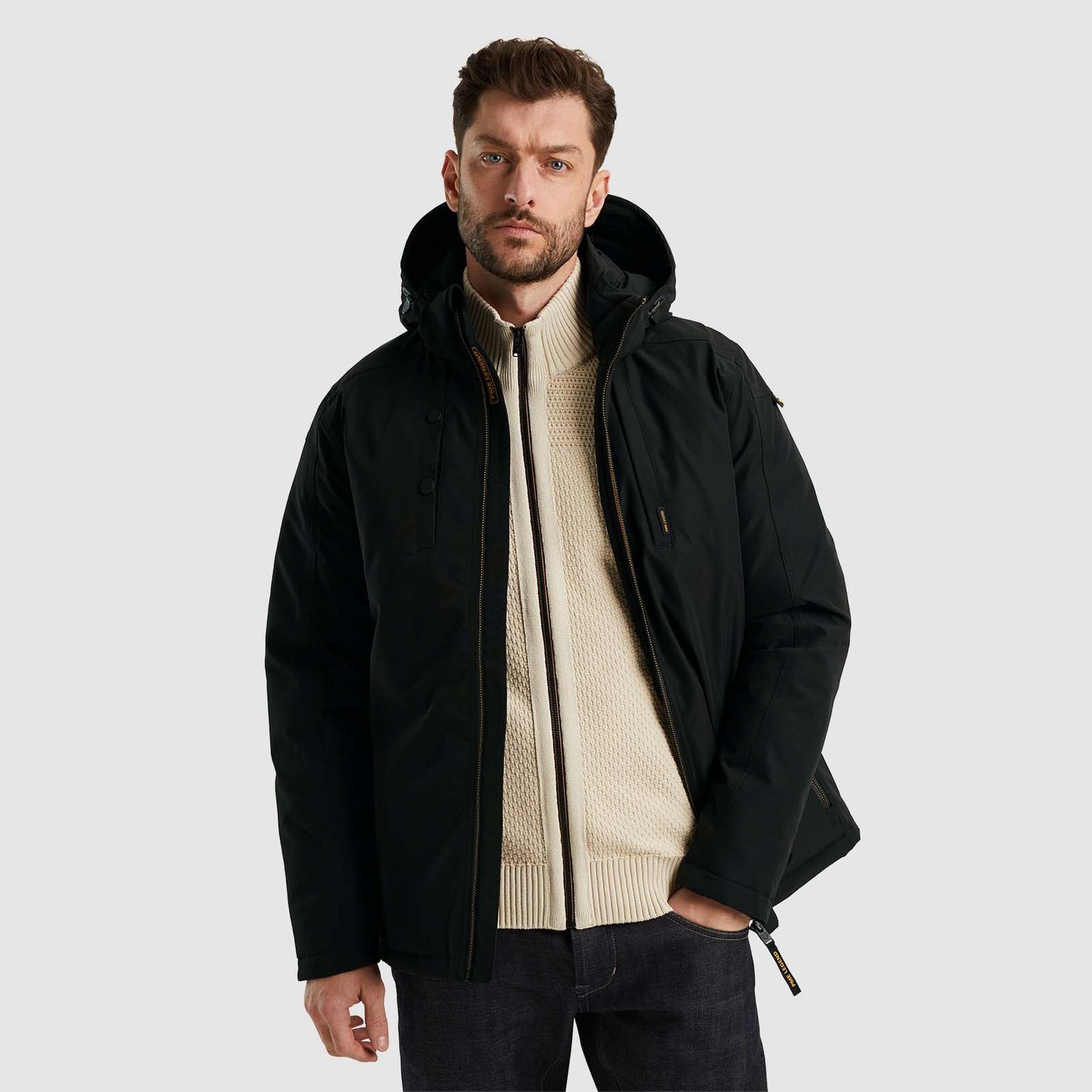 PME Legend | Semi long jacket STEARPACKER PJA2409132-999